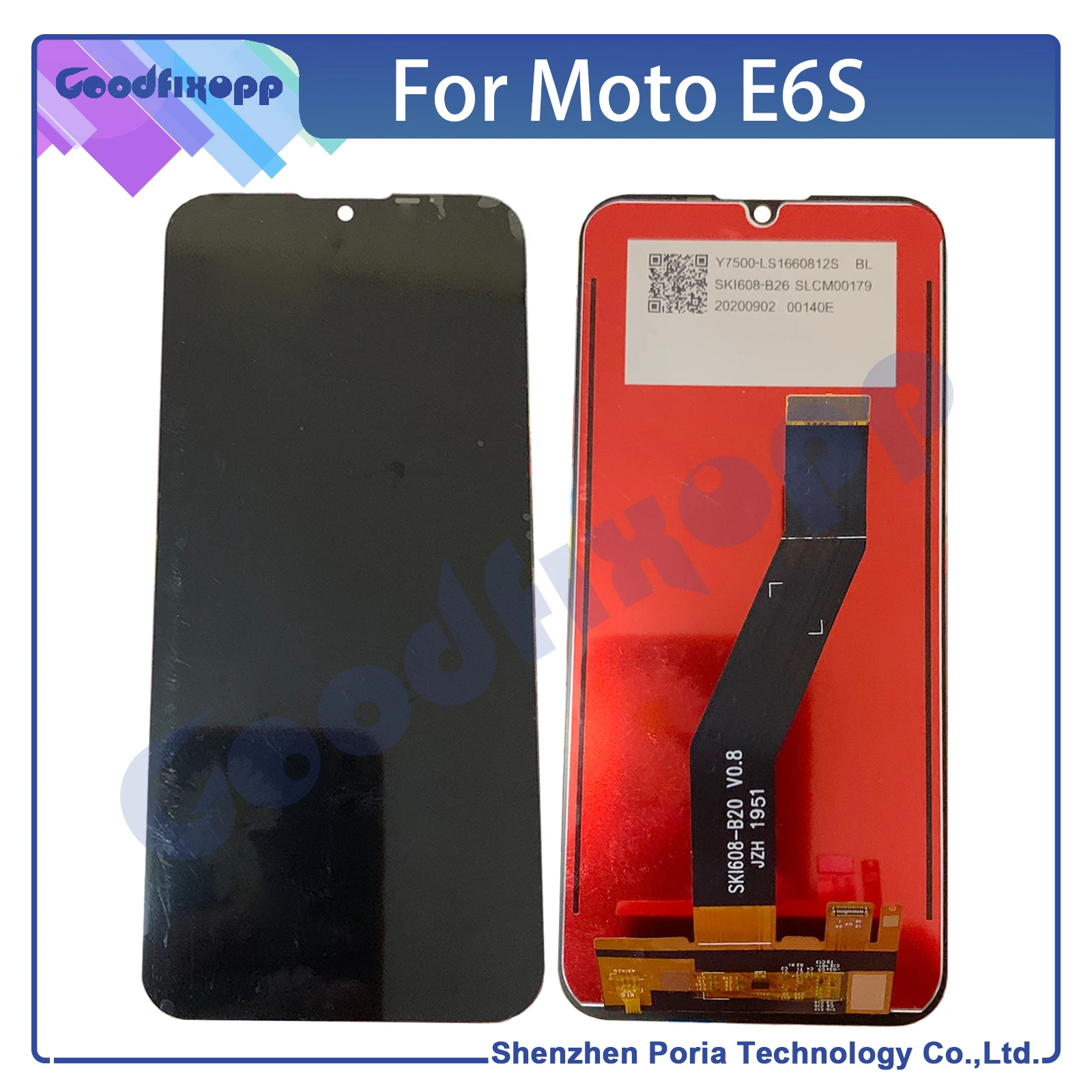 

Для Motorola Moto E6s 2020 XT2053-1 XT2053-2 XT2053-3 ЖК-дисплей сенсорный экран дигитайзер в сборе ЖК-сенсорный экран