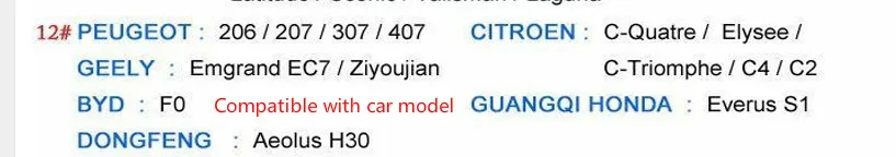 

#12 Car Bracket Holder for Interior Rearview Mirror Monitor Compatible with French Vehicle Peugeot Citroen 480x234 AZGIANT 3.2\