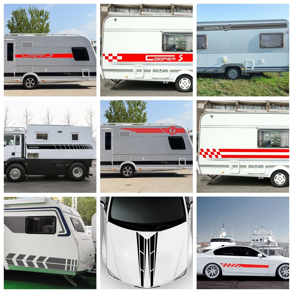 

Двери автомобиля RV автомобиля столба наклейки двери автомобиля наклейки на ручку стайлинга автомобилей наклейки и кузова автомобиля накле...