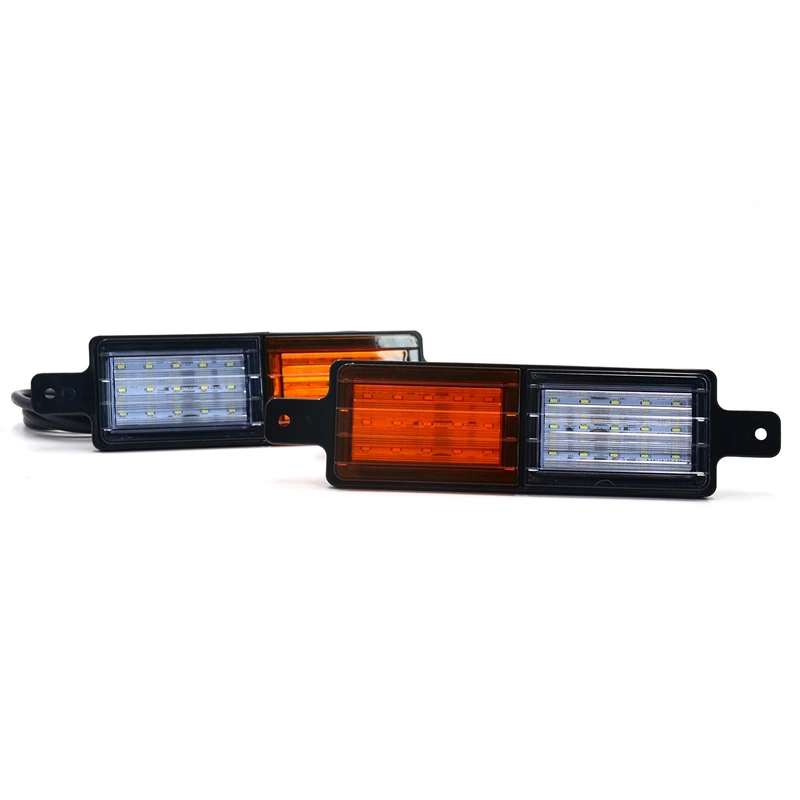 

Universal Wing Double Color Warning Lights Tail Lights Automobile Rear Lamps for Truck Vehicle DC 10-30V