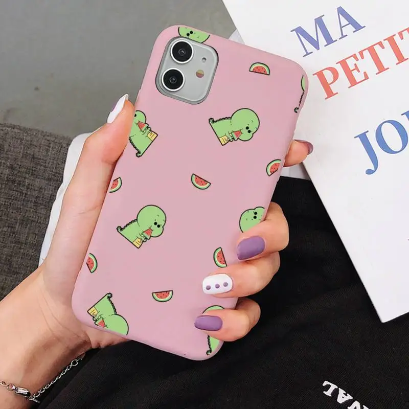 

Cute Dinosuar Phone Case for iphone 13 11 12 mini pro max 7 8 plus 6 6s x xs max xr coque