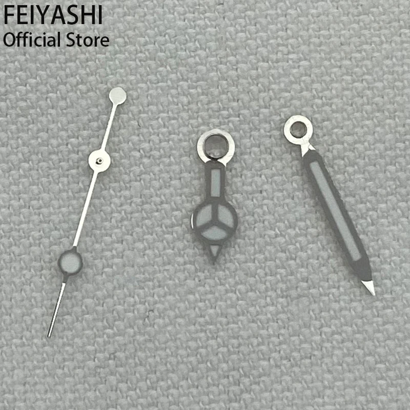 FEIYASHI watch hand green luminous hands accessory parts fit nh35 nh36 Citizen Miyota 8205 8215 821A movement Daytona submariner
