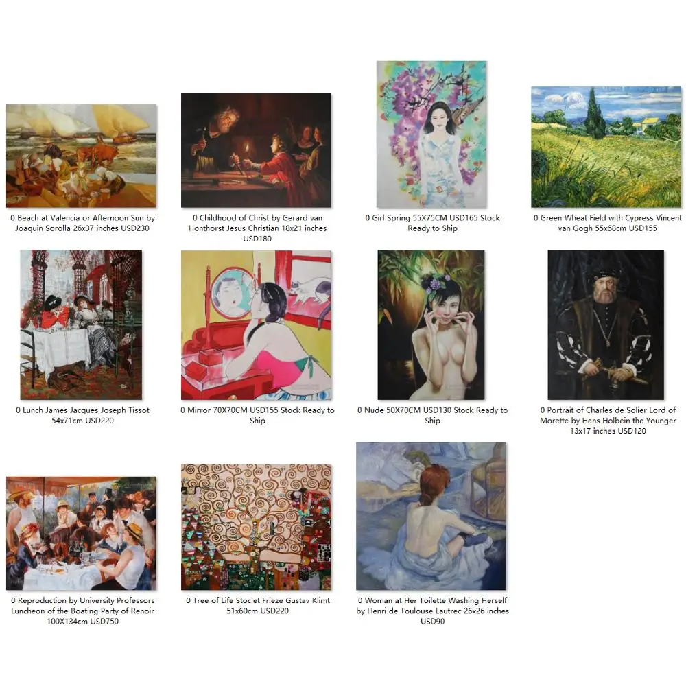 11 скидка на Масляные картины готовые к отправке Ручная роспись женщина в туалете