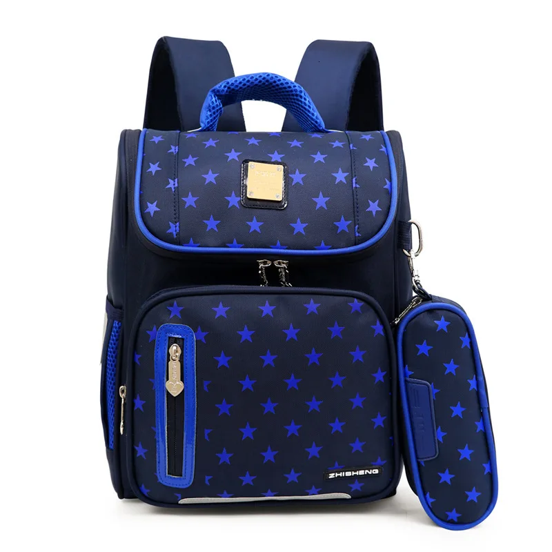 Aristocratic style school bags for boys girls Stylish large-capacity lightweight orthopedic school backpacks Waterproof backpack