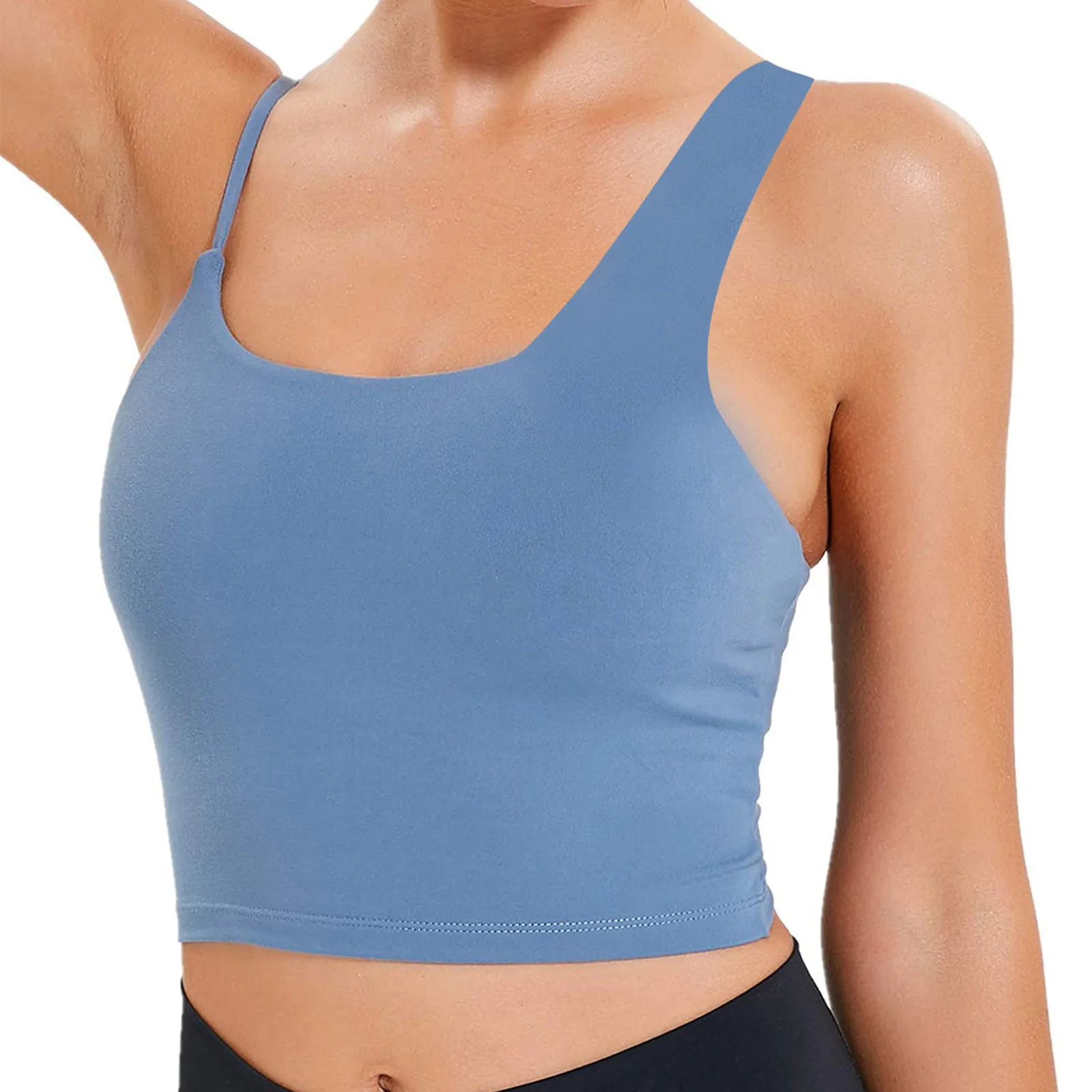 

2021 New Women Yoga Sports Vest Breathable Mesh Shockproof Padded Athletic Gym Running Seamless Fitness Yoga Vest Sport Bra