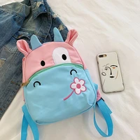 girls backpack schoolbag for teenager nelon anti thief cartoon cow mini cute 2021 new fashion outdoor female purse