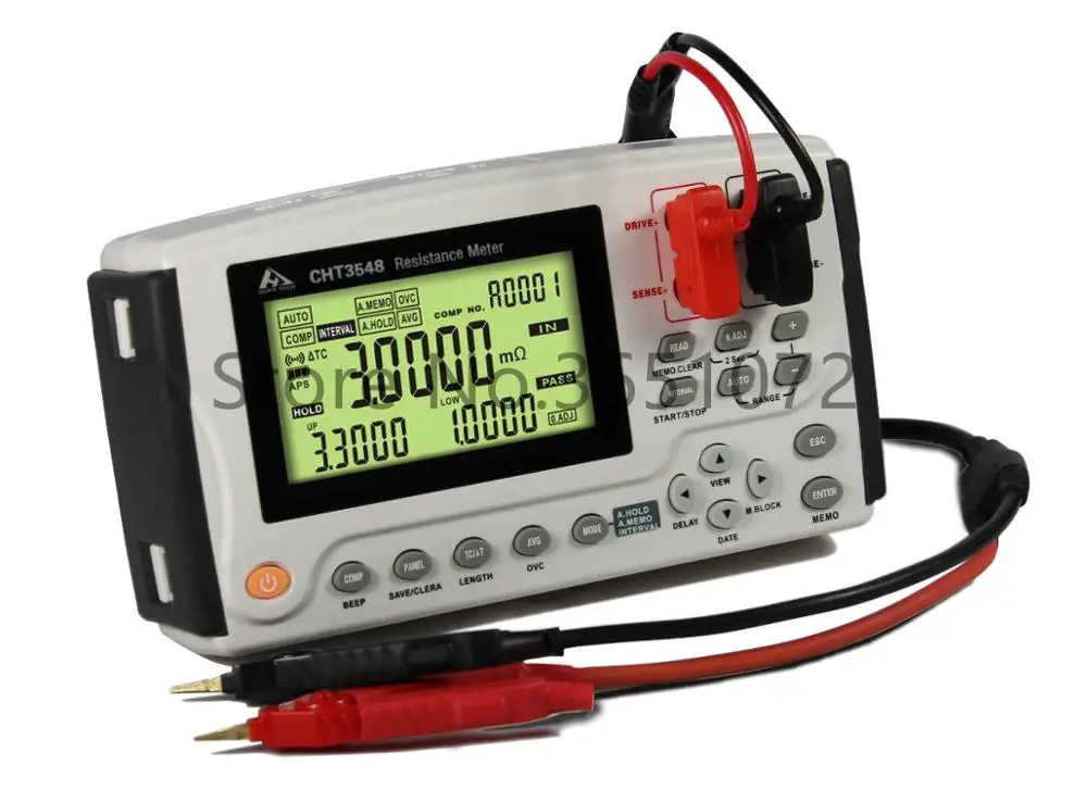 Портативный Измеритель сопротивления контакта CHT3548 постоянный ток низкий