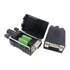 DB9 COM RS232 D sub 9-контактные клеммы сигналов без передачи штекер-гнездо