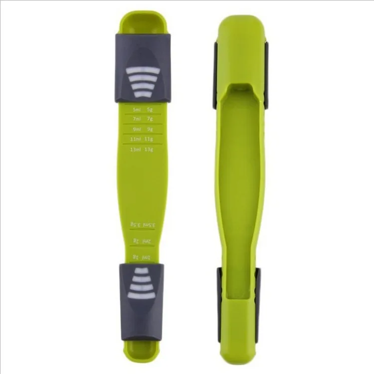 

Kitchen double - end 8 - level adjustable measuring spoon