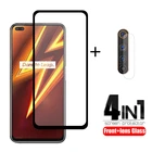 4-в-1 для Realme 7 6 Pro стекло для OPPO Realme 7 6 Pro закаленное стекло для экрана для OPPO Realme 7 6 5 Pro 5 7 стекло объектива
