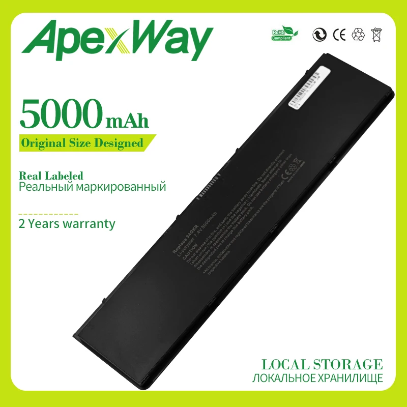 Аккумулятор Apexway 7 4 В для ноутбука Dell Latitude 14 7000 E7440 E7450 E7420 Touch Series F38HT G0G2M PFXCR T19VW 34GKR