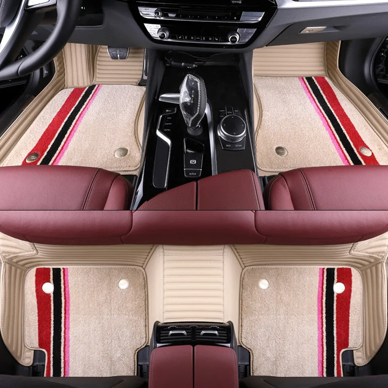 Водонепроницаемые кожаные автомобильные коврики для BMW 3 5 7 серии F20 E90 F30 E60 F10 F11 G30