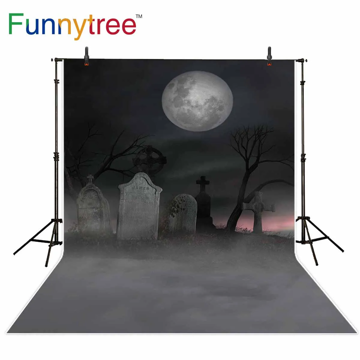 

Funnytree студия Хэллоуин фоны фотография ужас гравировка осень луна ночь фоны фото фотобудка Фотофон фотосессия