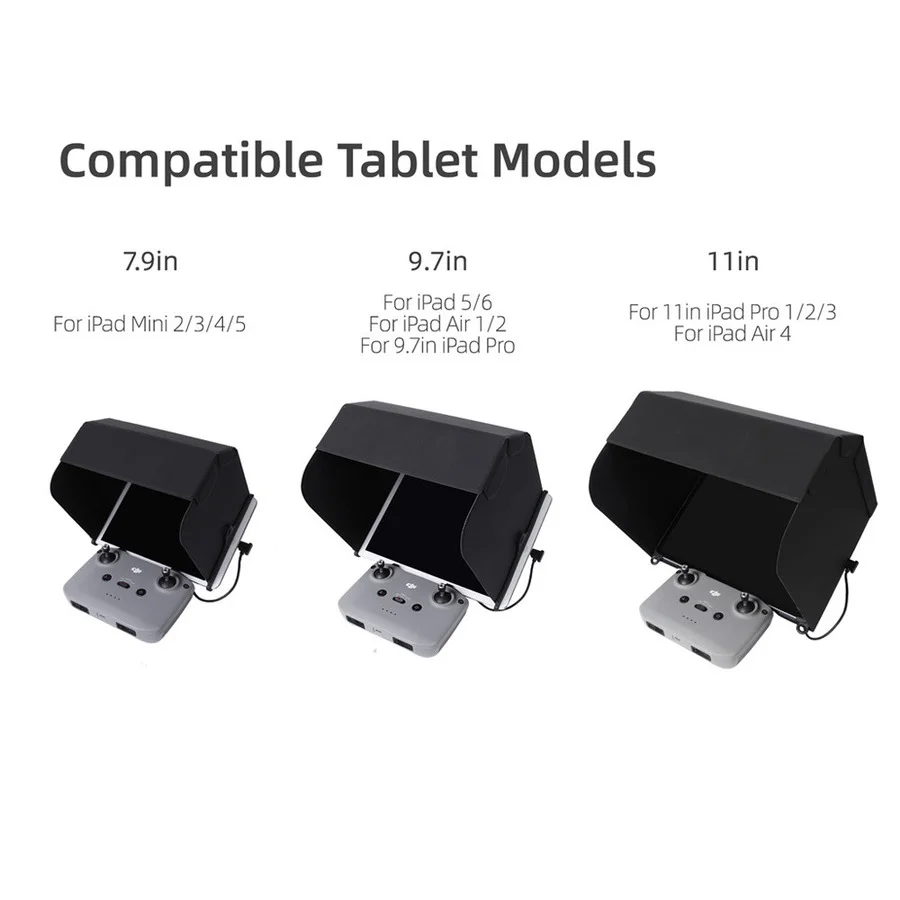 Foldable Drone Sun Hood Sunshade Tablet Cover for DJI Mavic 3/Air 2/Air 2s/Mini 2/Mavic Mini/Maivc 2/Phantom 4 Accessories | Электроника