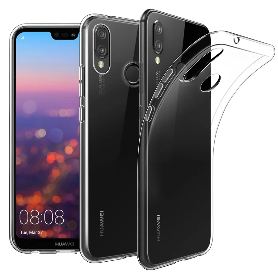 Для huawei P20 Lite чехол мягкий прозрачный TPU F для Honor 10 Nova 3 3i P Smart Plus Pro|Чехлы-накладки| |