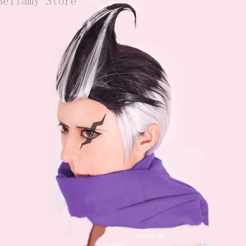 Парик для косплея из аниме данганронпа короткая Серебряная фуражка волос +