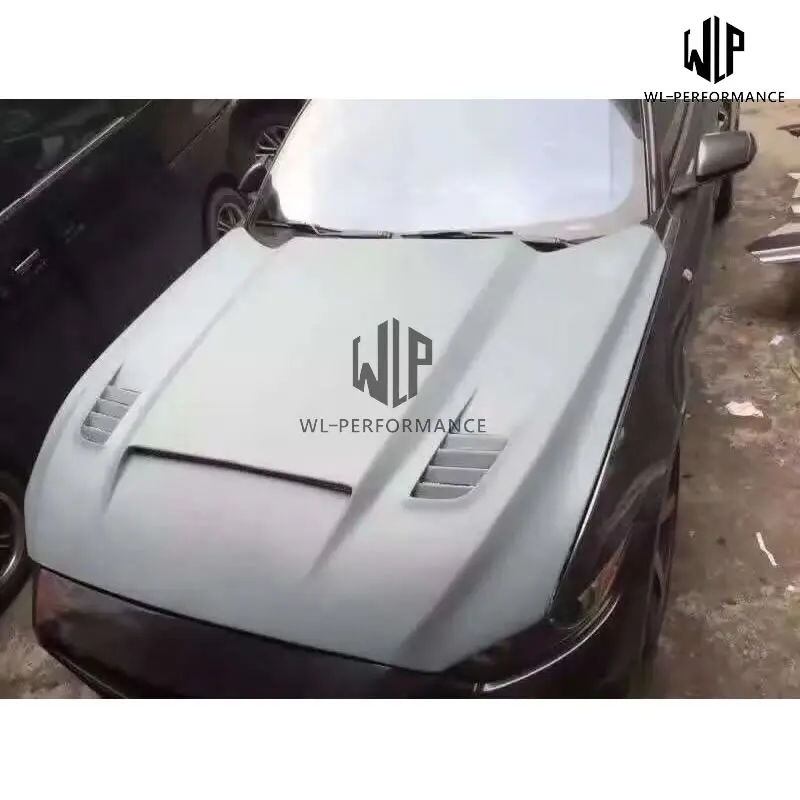 Высококачественные неокрашенные крышки для капота двигателя из углеродного