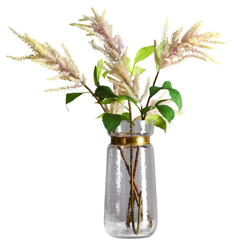 Скандинавская простая креативная ваза прозрачная настольная стеклянная