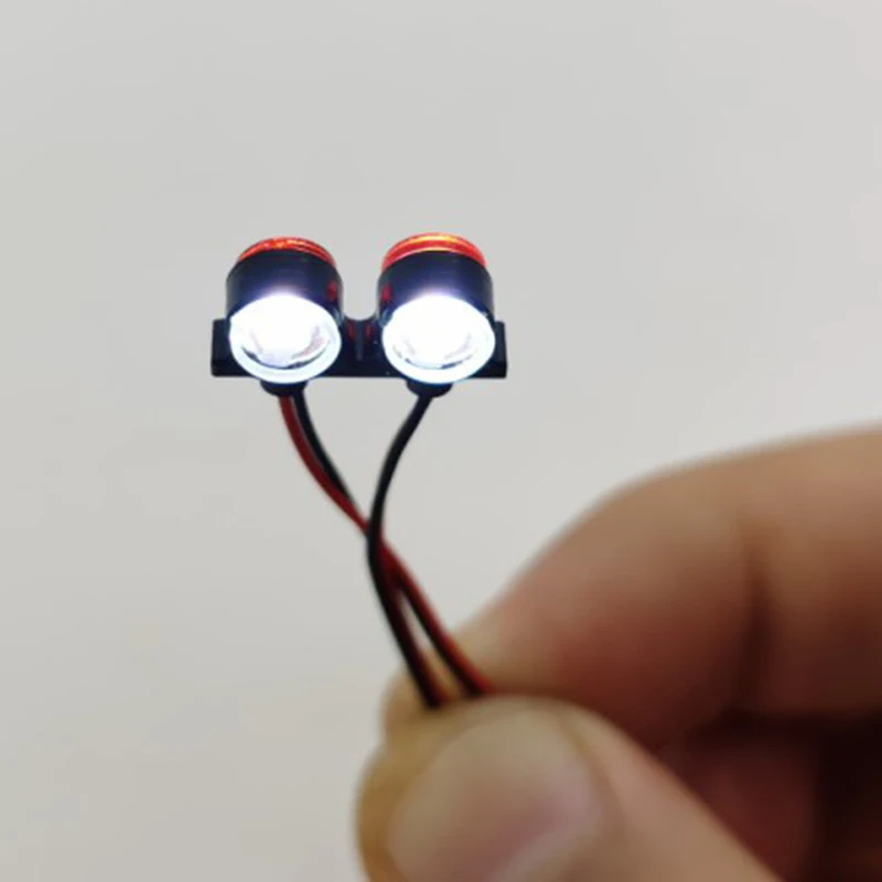 1 пара 4 светодиодный двухсторонний контурный светильник ширина для 1/14 Tamiya RC Truck car