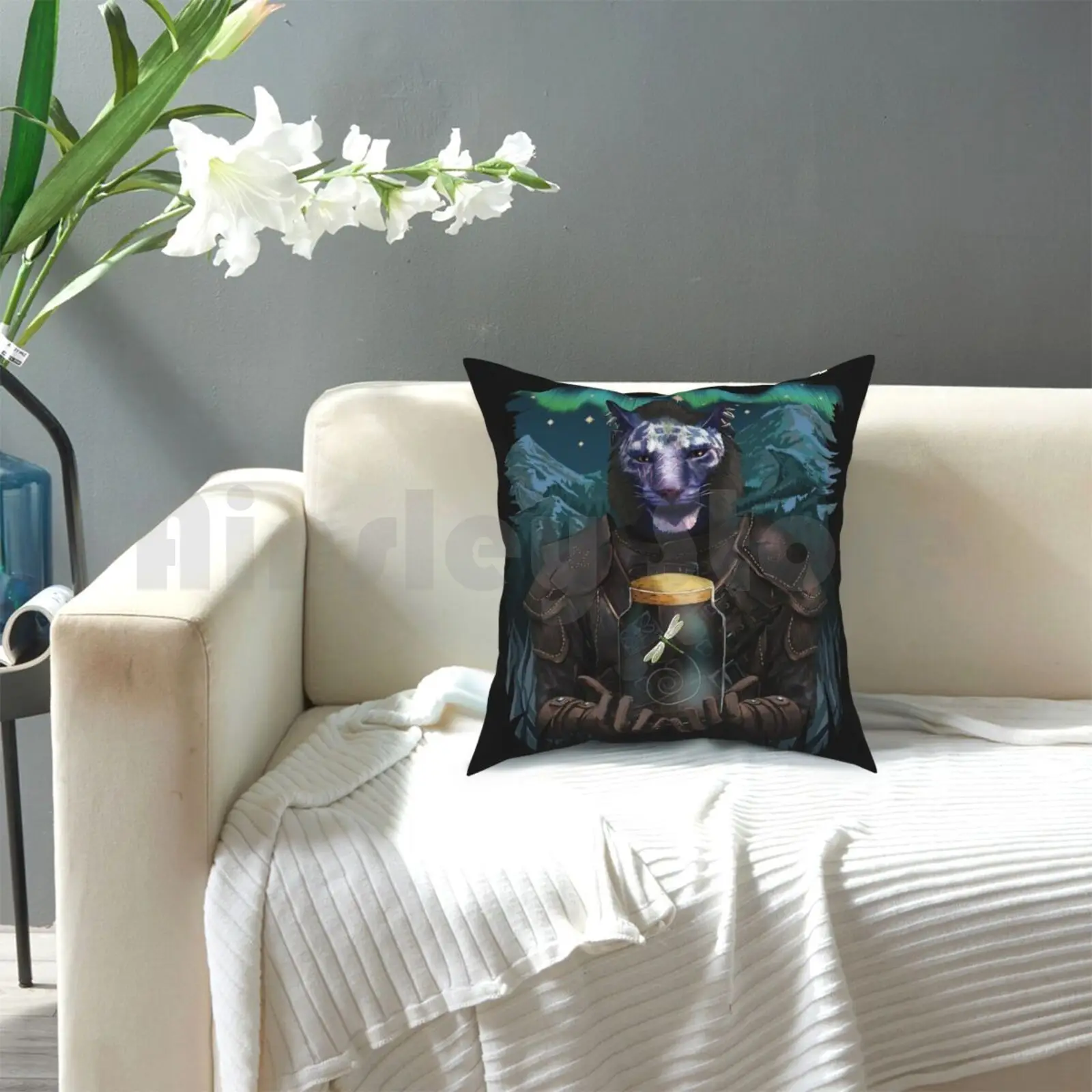 Inigo And Mr подушка в виде стрекозы с рисунком мягкая телефонная Обложка для дома