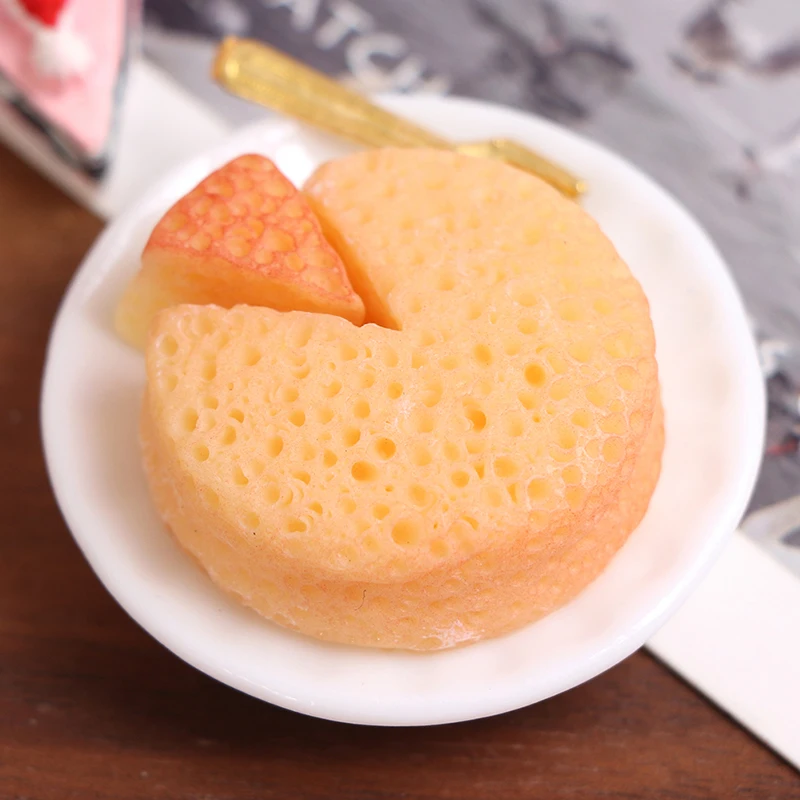 Миниатюрный набор для кукольного домика 1:12 1 шт. еда сыр пирог куклы аксессуары