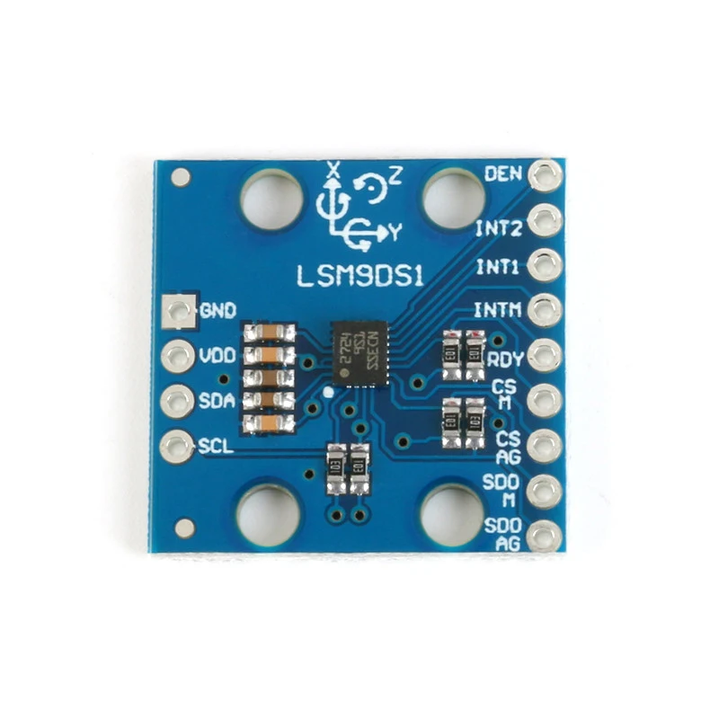 LSM9DS1 9DoF IMU Precision Accel Gyro Attitude Sensor SPI I2C для Arduino|Адаптеры AC/DC| |