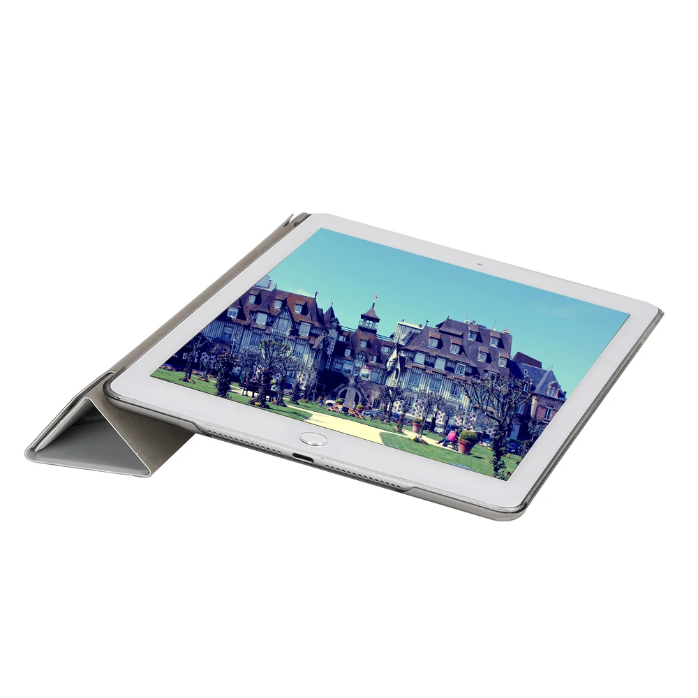 Чехол для iPad Air 2 1, чехол, из искусственной кожи и ультратонкая задняя крышка из поликарбоната, умный чехол, Магнитный чехол для iPad air 2, A1566, A1567, откидная подставка