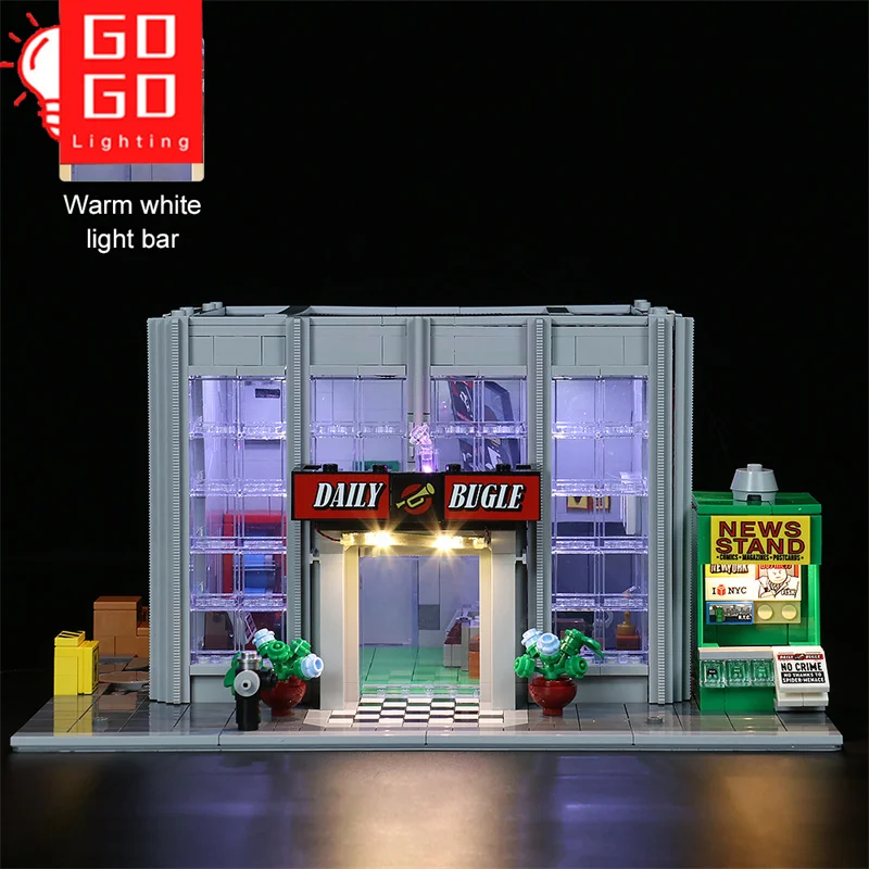 

GOGOMOC Brand LED Light Up Kit For Lego 76178 Office Building Blocks (only light no model)