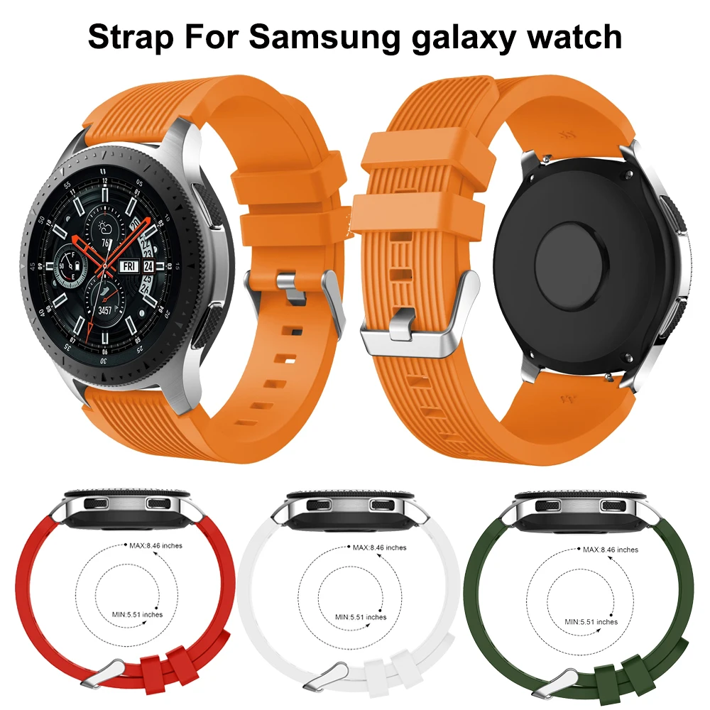 Цветной ремешок для часов Samsung Gear S3 Frontier Classic 20 мм 22 Galaxy 46 42 мм|Смарт-аксессуары| |