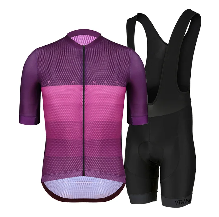 2 Summer PIMMER mesh Pro Team Men's Cycling Sets Short Sleeves Bike Jersey Set Clothes Ropa Ciclismo Bicycle Clothing Wear Kits - Цвет: 2