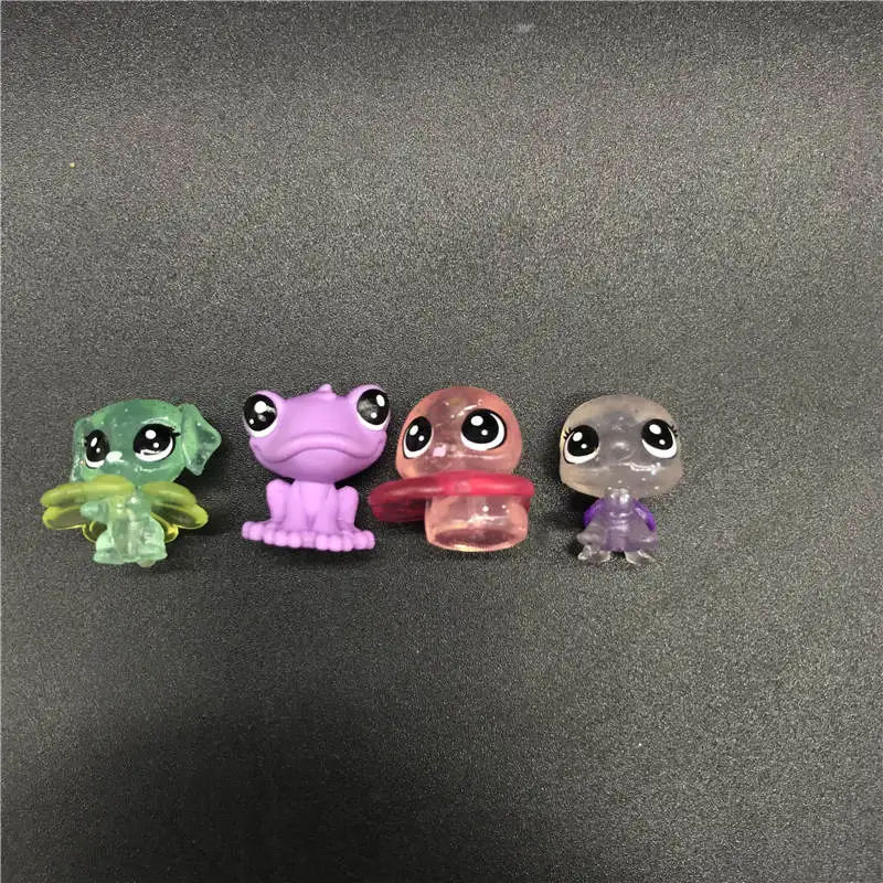 LPS фигурка игрушки фигурка животного игрушка котенок пони пуп мультфильм фильм Животное действие мини игрушка Коллекция Редкие Гламурные детские игрушки подарок - Цвет: Розовый