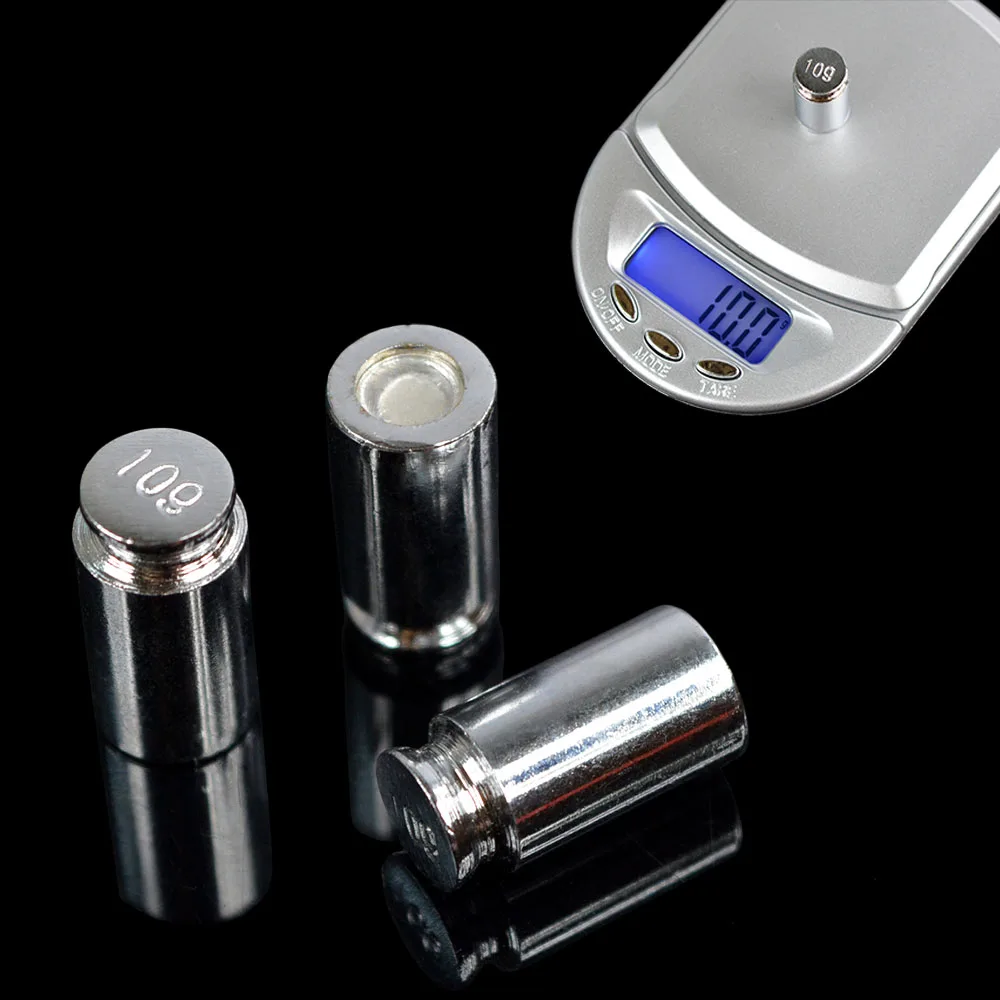 Хромированная грам калибровка покрытия для весовых весов 200 г 500 Вес серебра|Весы|
