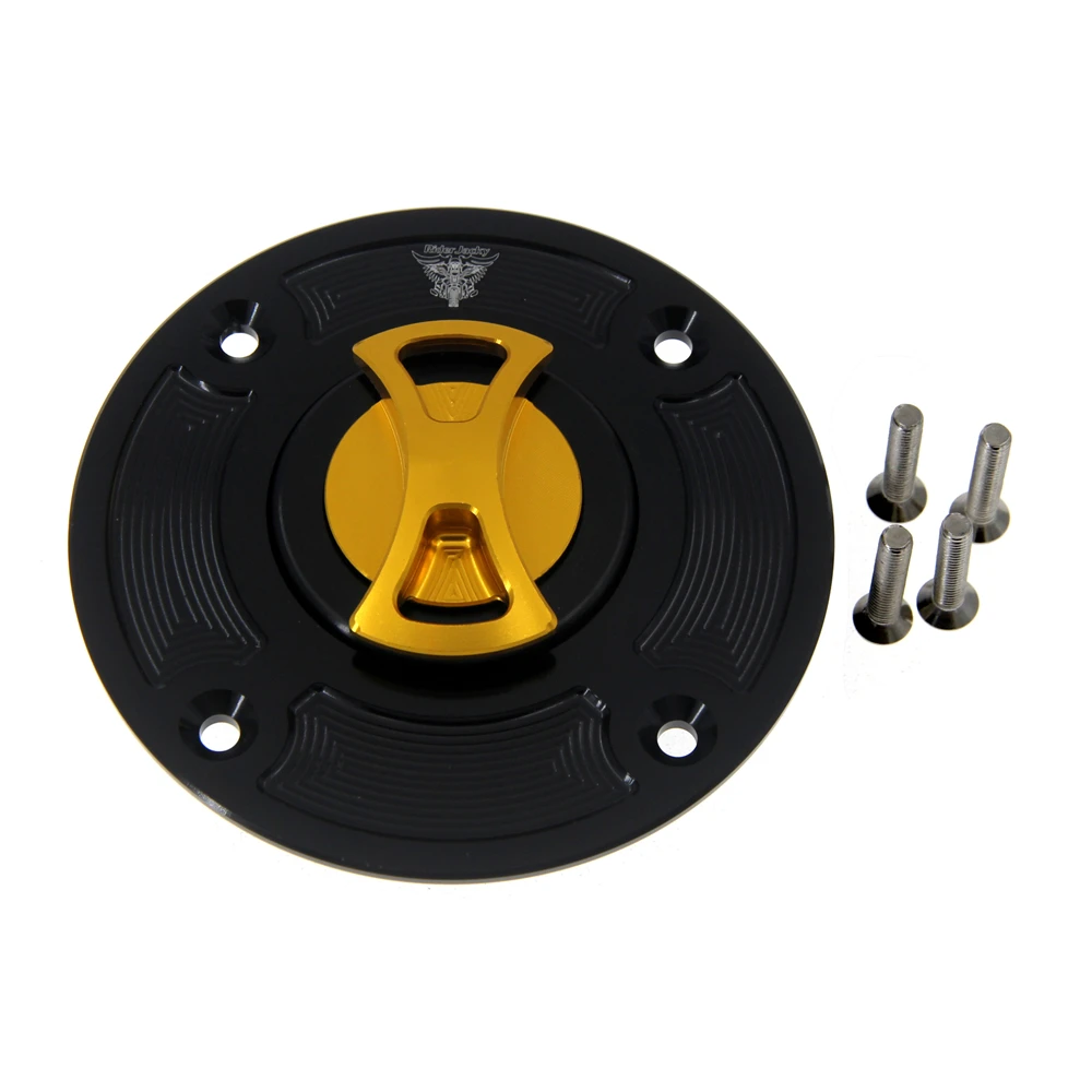 

Motorcycle CNC Aluminum Fuel Gas Tank Cap Keyless Cover For Suzuki GSF250 GSF400 GSF600 GSX1100 RG125 DR800
