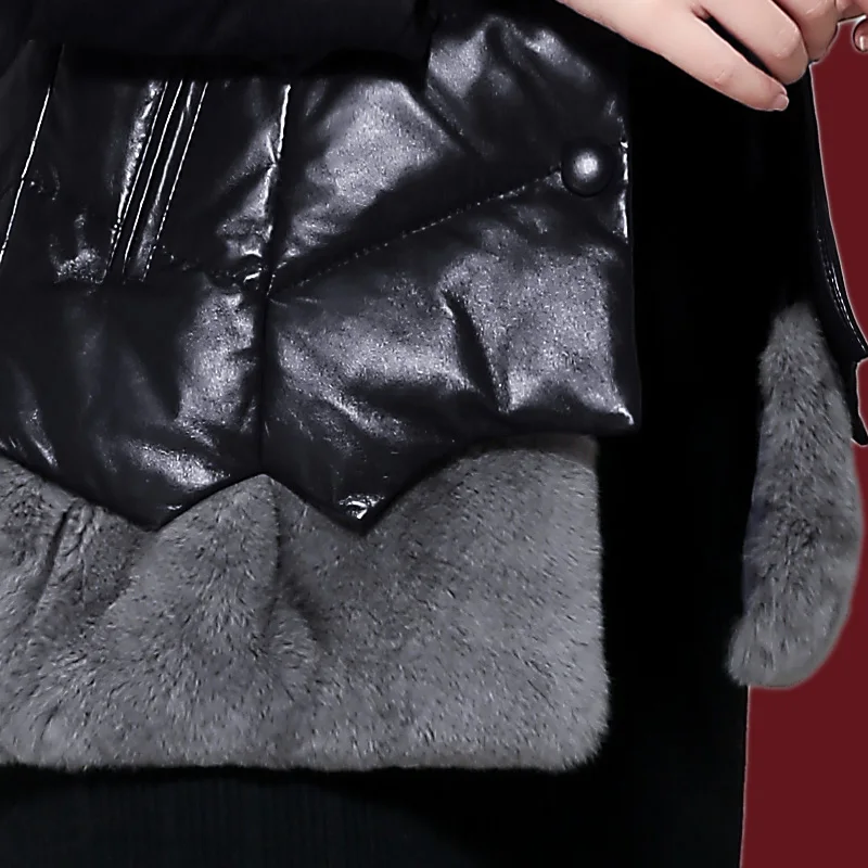 Пальто из натуральной овчины женские зимние пальто кожи короткие Пуховики с