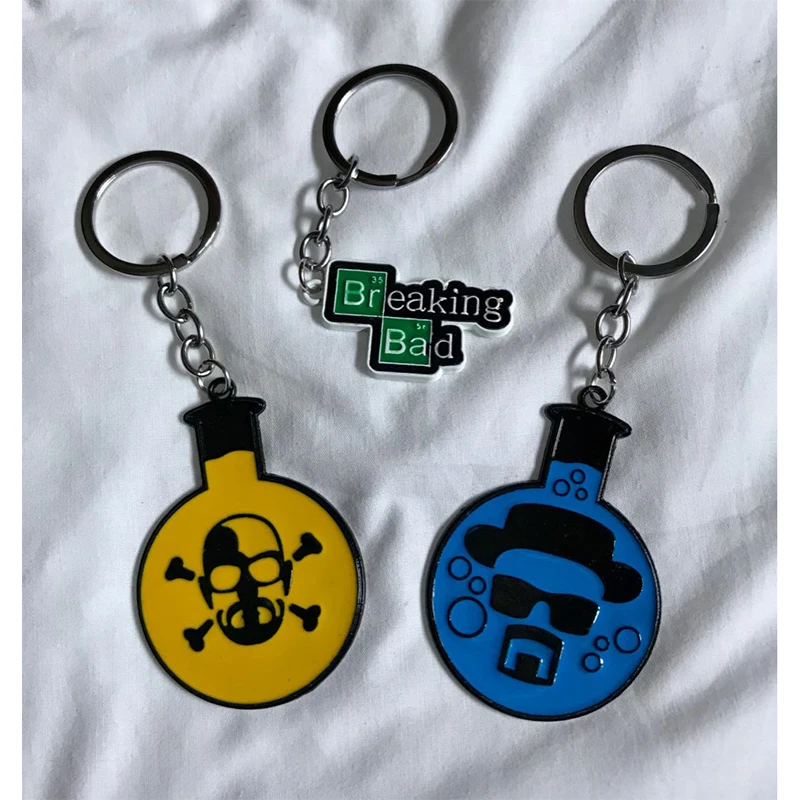 Breaking Bad BA BR брелок Металлический брелок для ключей ТВ шоу ювелирные изделия для женщин мужчин брелки llaveros подарок