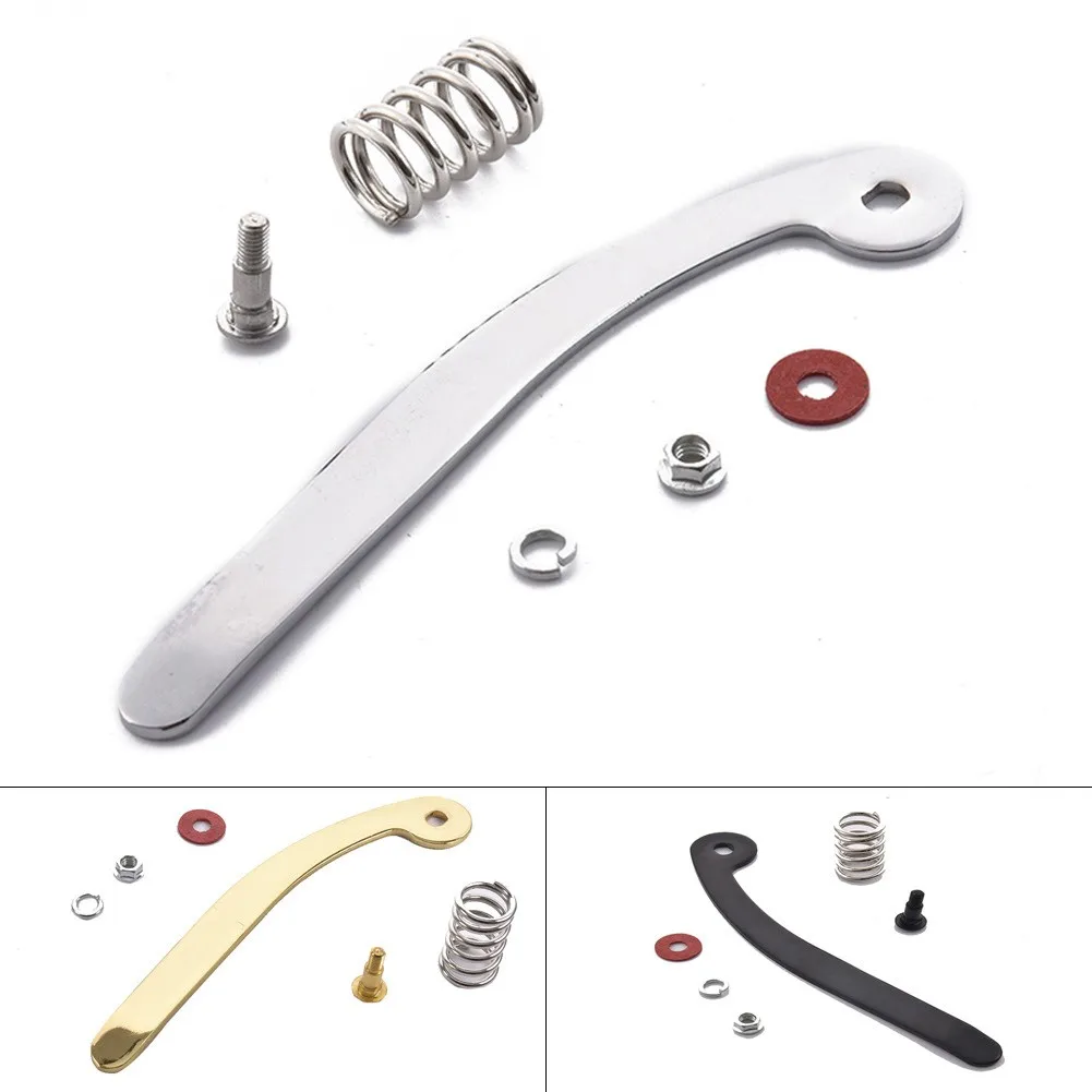 

1 Set Electric Guitar Bridge Parts Zinc Alloy Tremolo Vibrato Bridge Tailpiece Parts Crank Handle For Bigsby Guitar