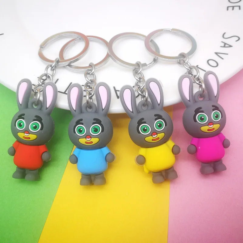 Новинка креативный милый брелок для ключей 1 шт. кулон милые мягкие пластиковые