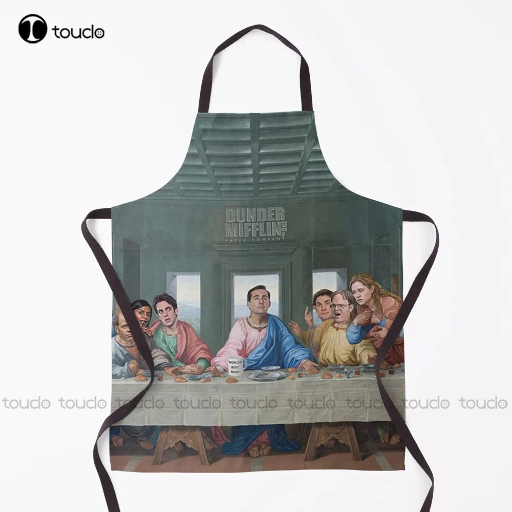 

New The Last Supper Office Edition The Office, Meme, Funny, College, The Last Supper Apron Halloween Apron Unisex