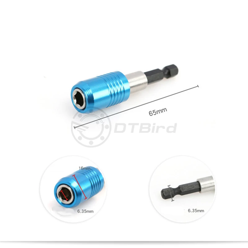 Adjustable 1/4'' Hex Shank Magnetic Type Long Screwdriver Flexible Bit Extension Holder Limit Drywall Screw BiT Tip | Инструменты
