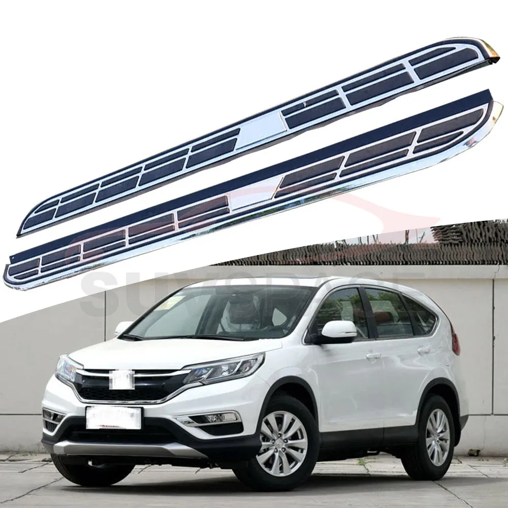Боковой Шаг подходит для Honda CRV 2012-2016 подножка nerf bar 2 шт. Левая Правая алюминиевая