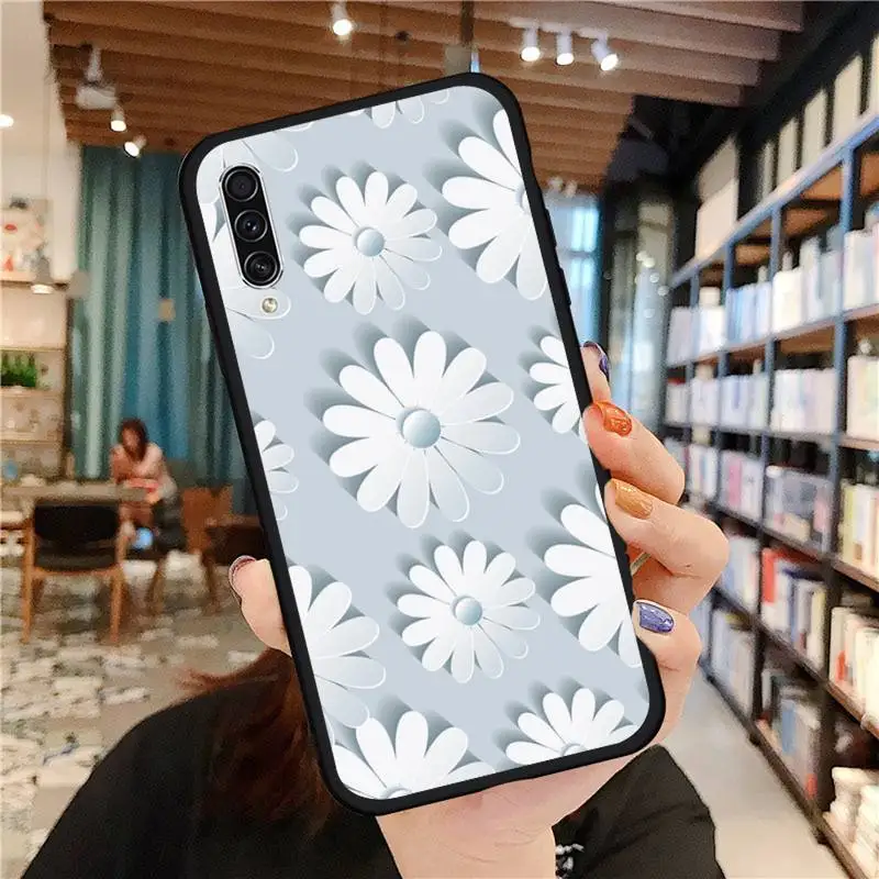 

flower Phone Case For Samsung A20 A30 30s A40 A7 2018 J2 J7 prime J4 Plus S5 Note 9 10 Plus