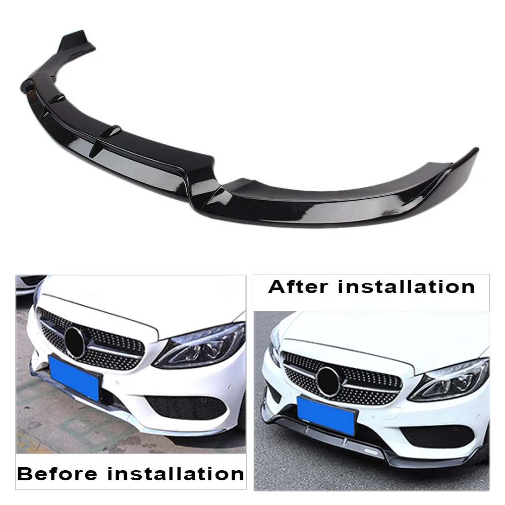 Автомобильный передний бампер W212 E Class губа спойлер для подбородка комплект