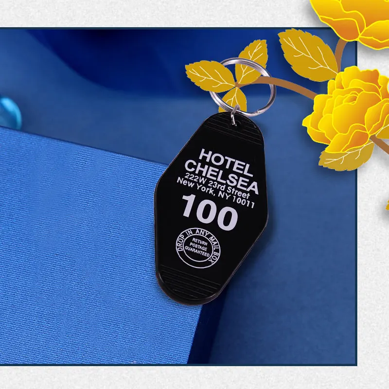 Отель Челси комната 100 брелок секс пистолеты фанат панк Рок ключ бирка|Брелоки| |