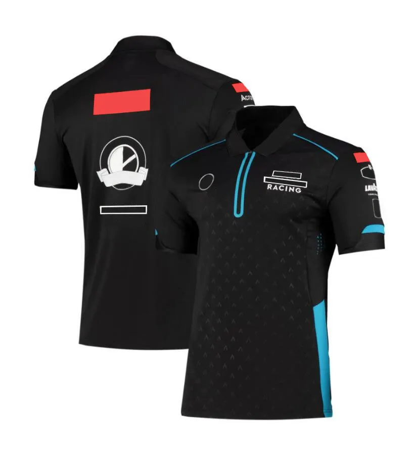 

F1 team polo shirt, 2021 F1 racing lapel T-shirt, the same style is customized