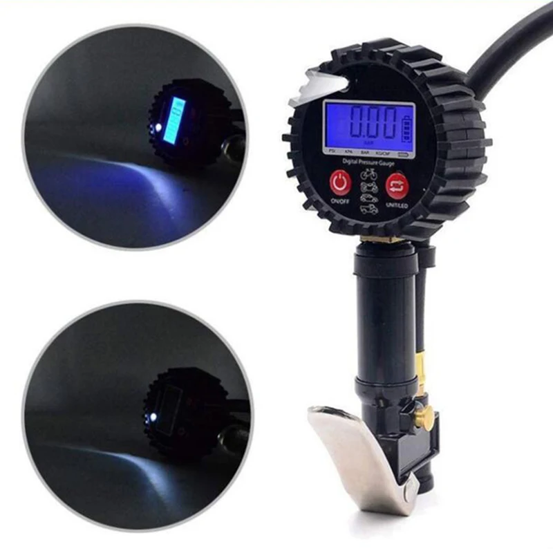 2020 Новый цифровой светодиодный насос для шин Манометр воздушный компрессор