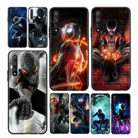 marvel dark spider man for huawei honor 7c 7a 7s 8 8a 8x 8c 8s 9 9s 9x 9n 9a 9c 9i pro lite silicone black phone case