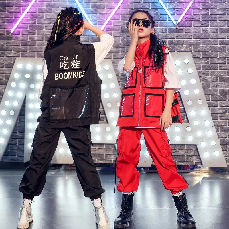 Детская одежда в стиле хип хоп для соревнований на сцене бальных шоу мальчиков и