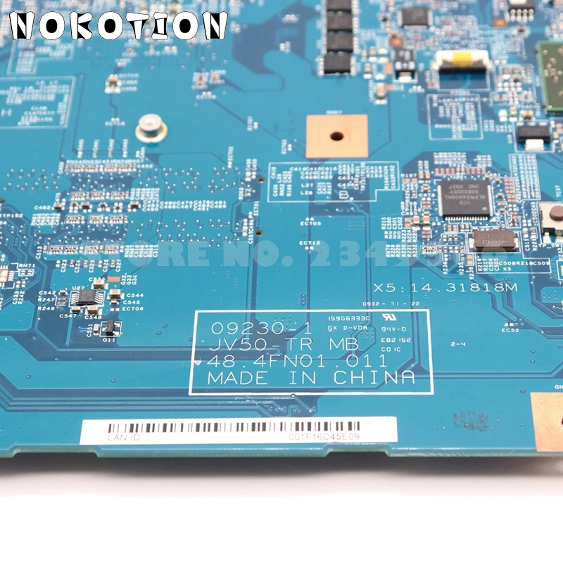 NOKOTION материнская плата для ноутбука acer aspire 5542 5542g основная плата MBPHA01001 48.4FN01.011 216-0752001 DDR2 Бесплатный процессор