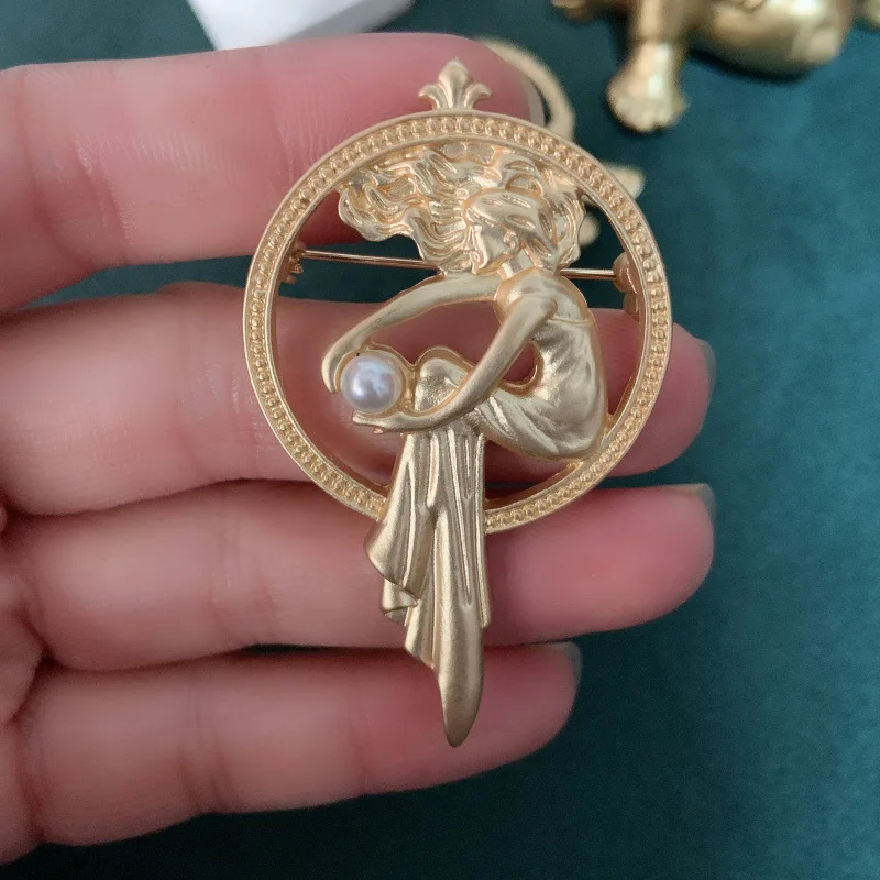 Корейский Новый дизайн брошь золотистый металл горячий воздушный шар мужская