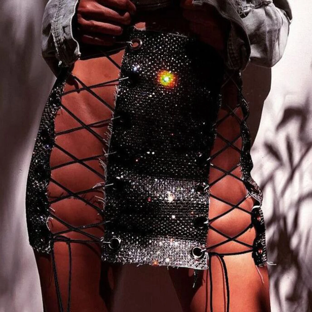 

New Crystal Sexy Women's Belly Waist Gold Silver Chain Rhinestone Belts Body Chain long tassel belt Fetish Straps Accessory